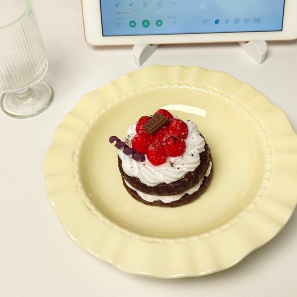 Chocolate Raspberry Tart Squishy